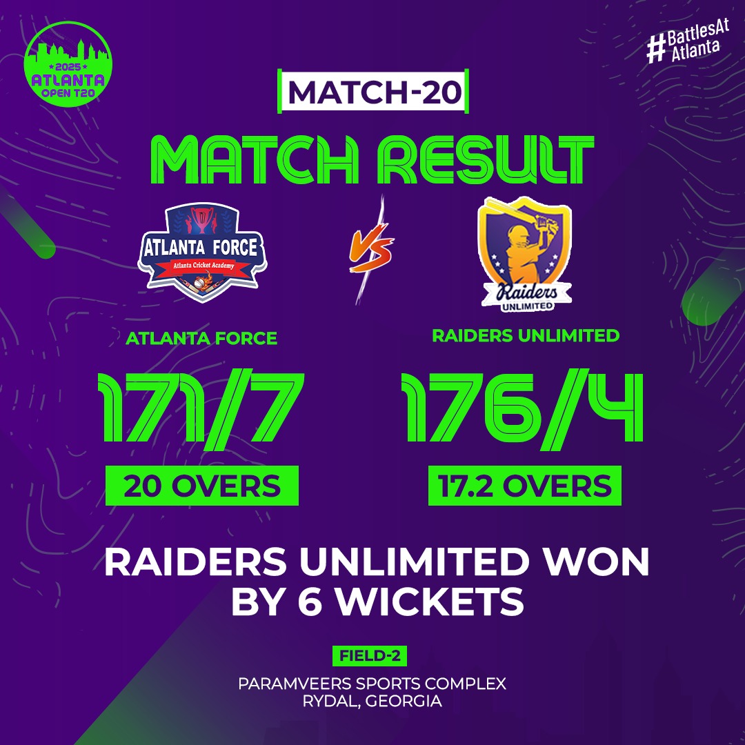 Atlanta Open T20 tweet media