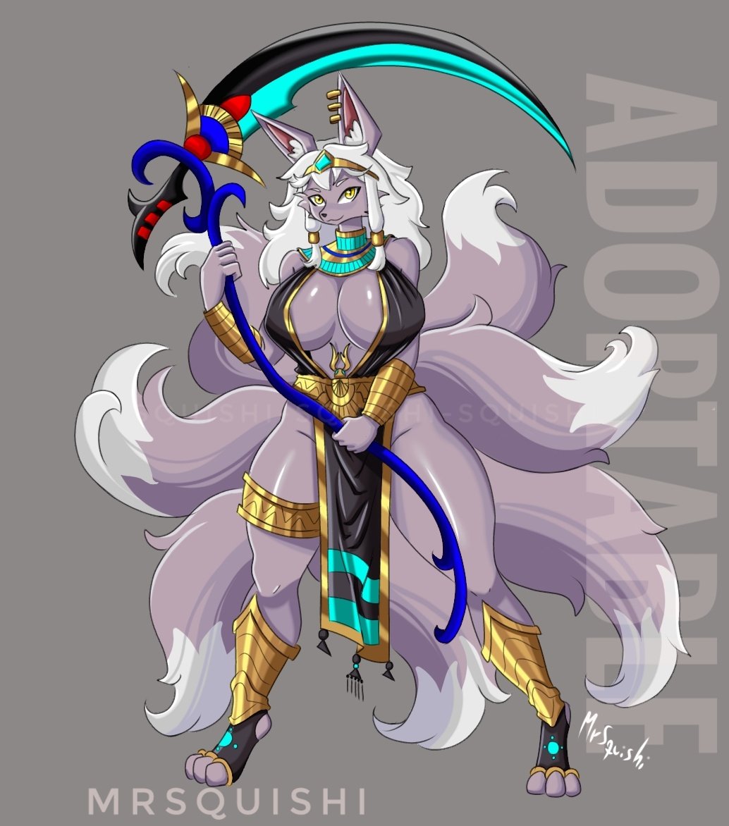 _MrSquishi_'s tweet image. Divine power and elegance ✨
Meet my new adoptable: Egyptian Goddess Kitsune 🦊⚱️
SB: 25 USD 💰
Open for offers!

#Adoptable #OCAdopt #FurryArt #Kitsune #AnthroArt #CharacterDesign #AdoptAuction #FantasyArt #DigitalArtist #ArtForSale