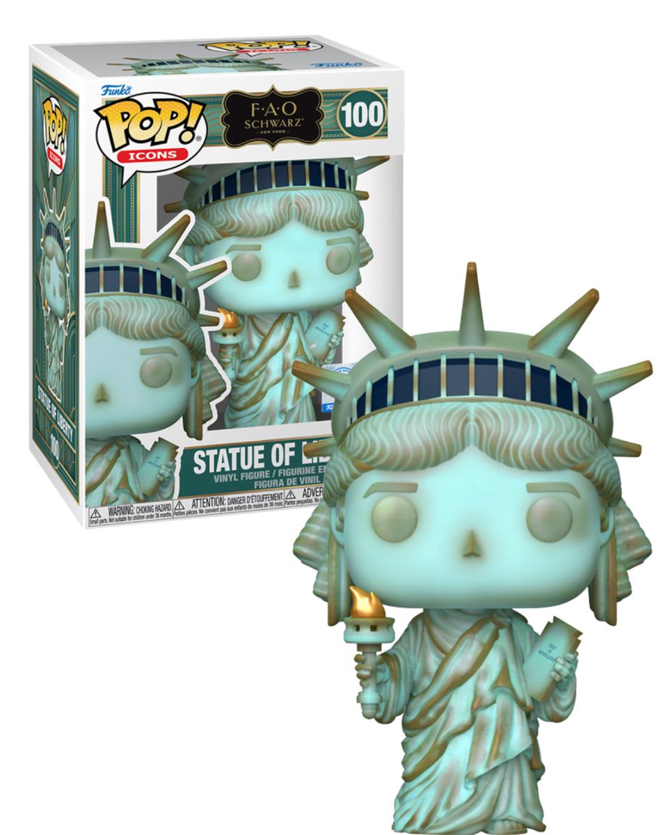 Who's in NYC that can grab one or two of these for me from FAO Schwarz? Awesome new Lady Liberty @originalfunko dropped during #NYCC! 

#funkonews #nyccfunko #funkocollector #nyc @faoschwarz #funkocommunity #funkofunatics