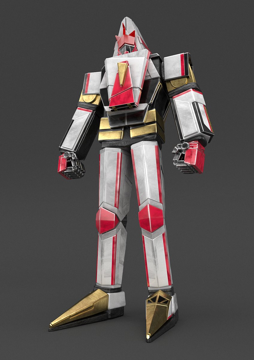 romainrevert's tweet image. Super Sentai Origami Robot W.I.P.

I decided to change the proportions of the robot mode to have a Suitmation feeling.

 #ゴレンジャー50周年 #スーパー戦隊50周年 #スーパー戦隊シリーズ #SuperSentai #3D #3Dモデル #Fanart