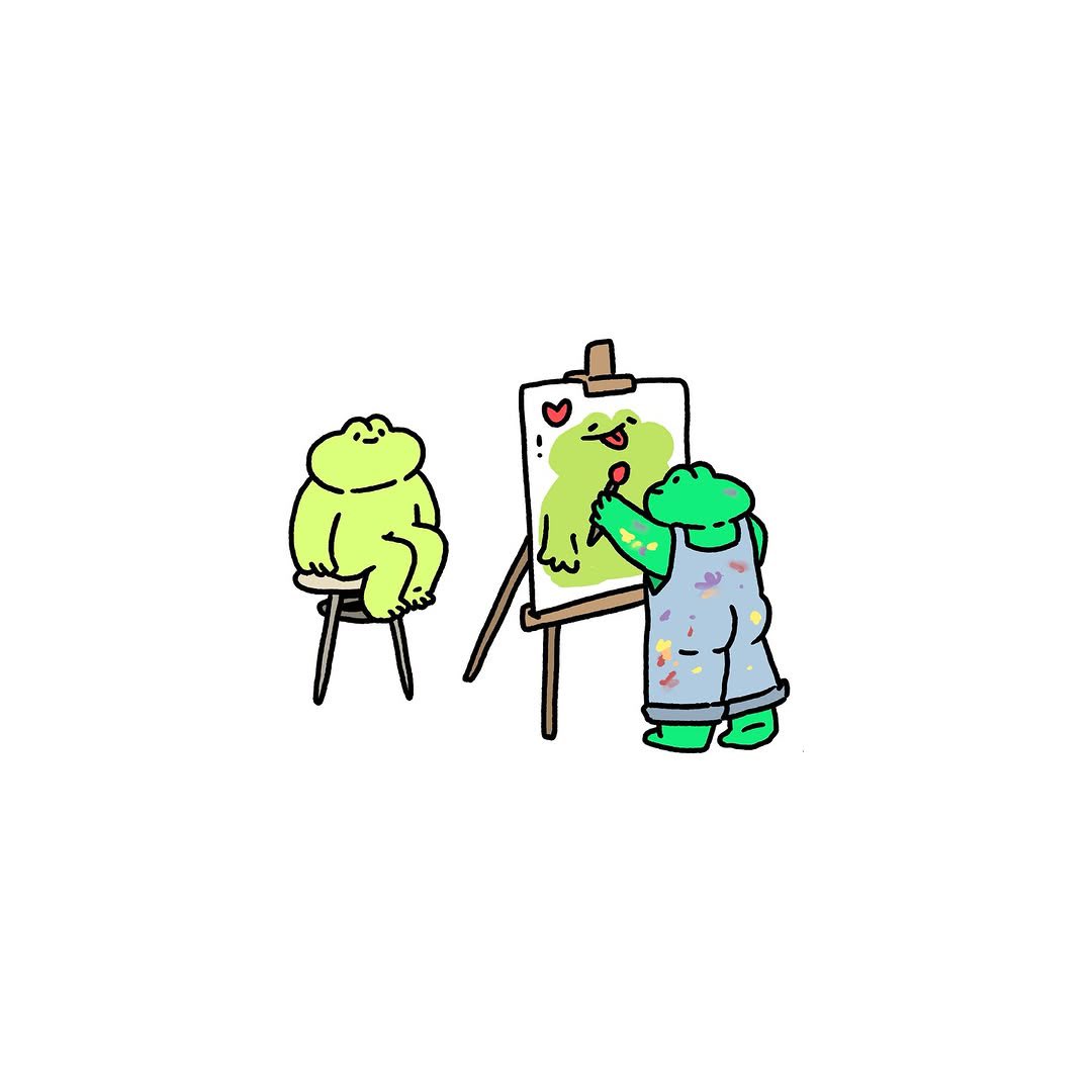 frumpfrog's tweet photo. paintin time https://t.co/pY1EjxLuKx
