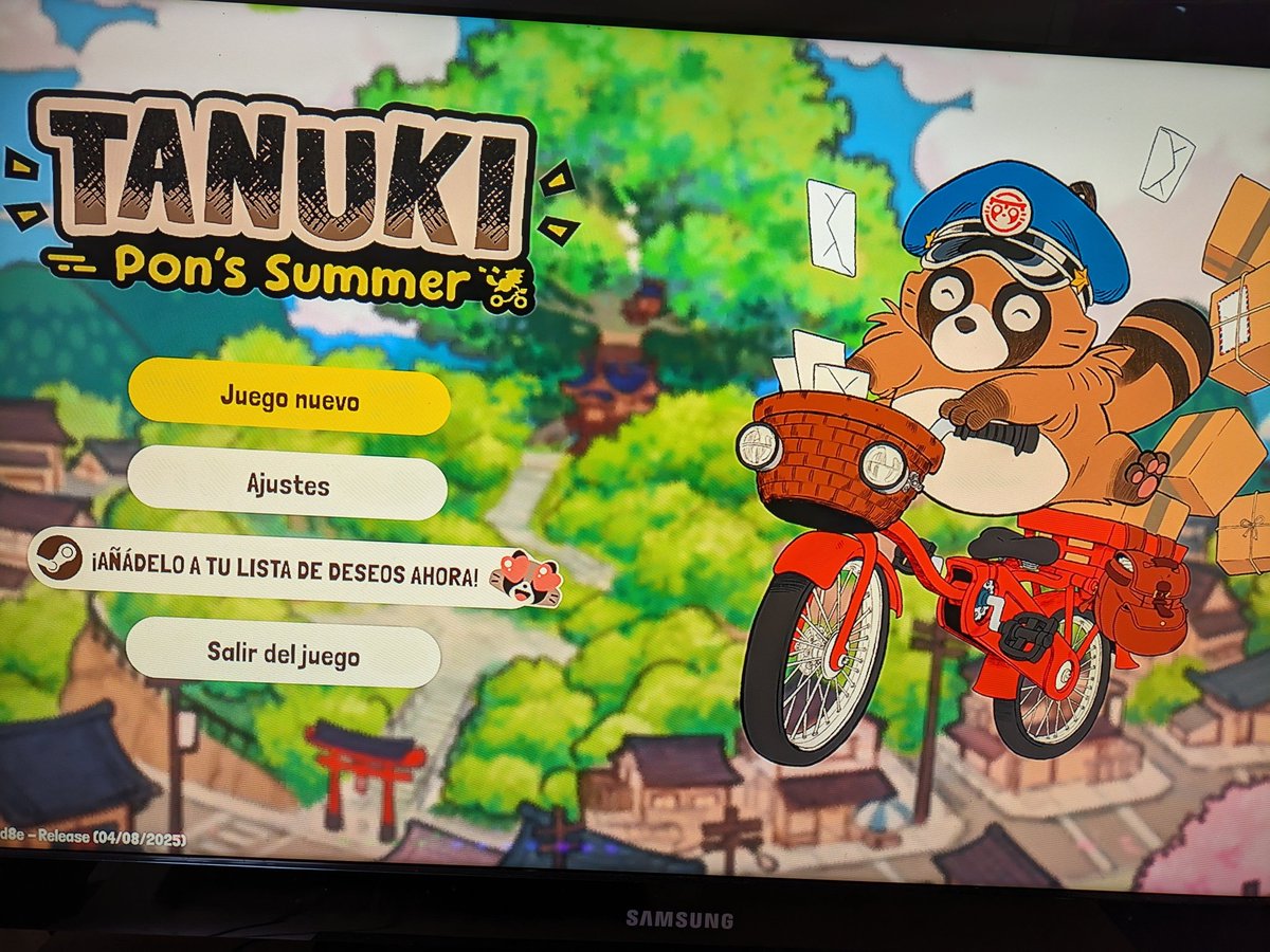 He probado la demo de Tanuki Pon's Summer, en Steam, un juego sobre un Tanuki que hace trucos en BMX (al mas puro estilo Dave Mirra), trabajas de repartidor en correos y haces misiones secundarias al estilo Yakuza. Me ha parecido espectacular. Os invito a probarlo 👍.