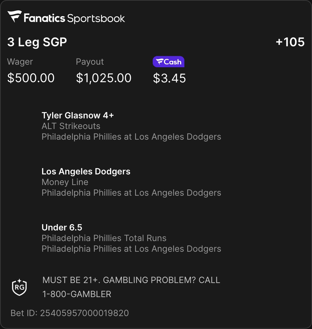 Zach’s 🐳🐳 of the week🐳🐳(2-0) record!
#GamblingX  fanatics.onelink.me/5kut/fl0mt9oz