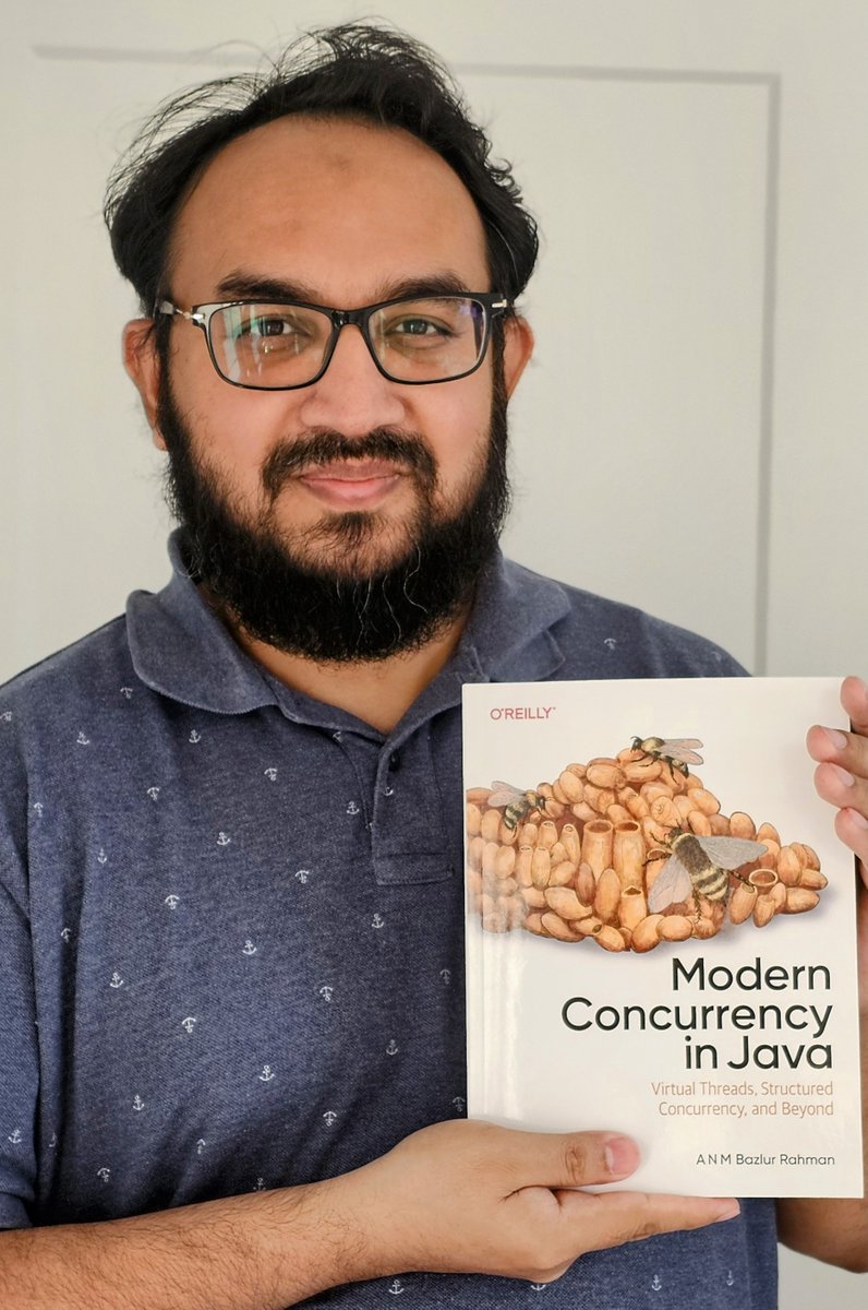 Fresh off the press. Alhamdulillah! 

My book, 'Modern Concurrency in Java,' is finally available.  

oreilly.com/library/view/m…