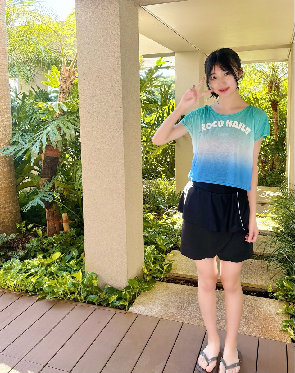 ⭐︎加奈⭐︎ まぶしすぎて目開いてない🫠