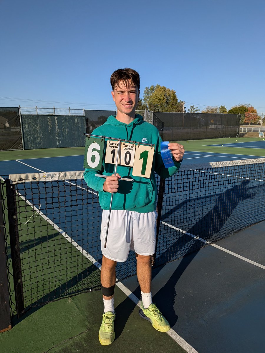 Ettore Bona is your 3-time Individual Sectional Champion, and will play at the Individual Regional Saturday, October 18th at North Central high School.