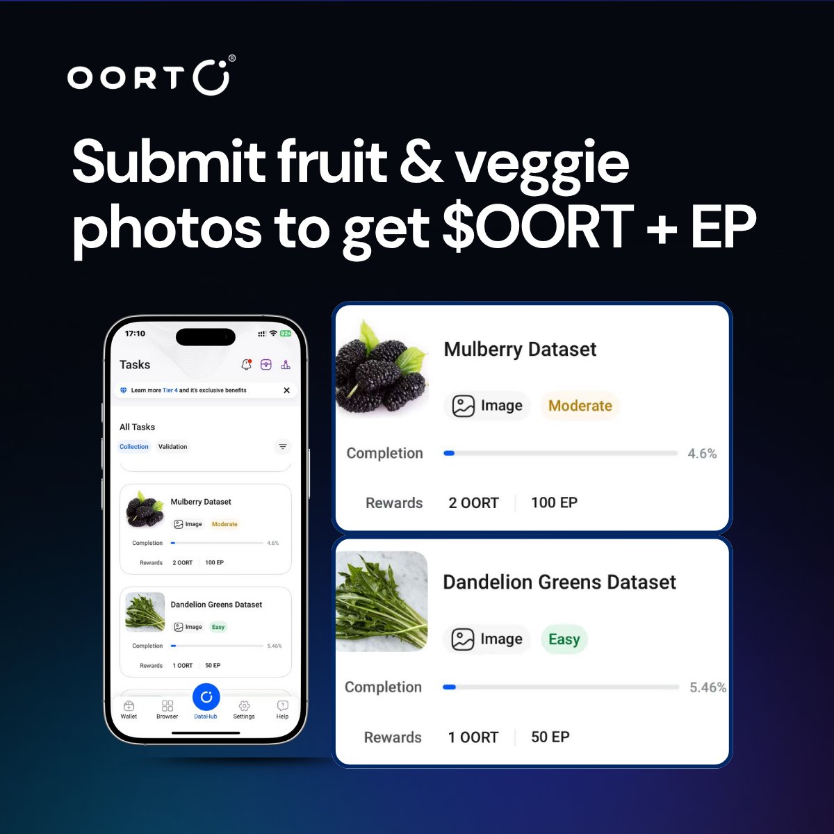 RonaldMweb3's tweet image. 🍎 ¡Las frutas y verduras no solo te aportan vitaminas, sino también recompensas!
📸 ¡Toma fotos y envíalas para ganar $OORT + EP y obtener más recompensas!
🔗 oortech.com/oort-datahub-b…
@BenaventeLesly @ForkDA0es @jesusbarcia @LamovidaWeb3 @Liderateinfluye @Maximio79…