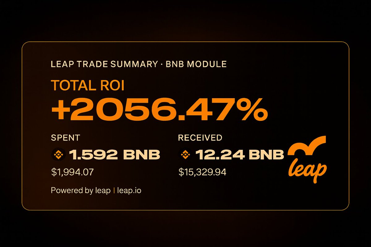 🔶Leap has officially landed on BNB Chain🔶
Trade faster. Monitor smarter. Automate everything.

✅ PancakeSwap support
✅ Full Four.meme integration
✅ Copytrade, AFK &amp; Scraper ready
✅ Full entry &amp; exit strategies

Testers have already pulled over $15K in profit