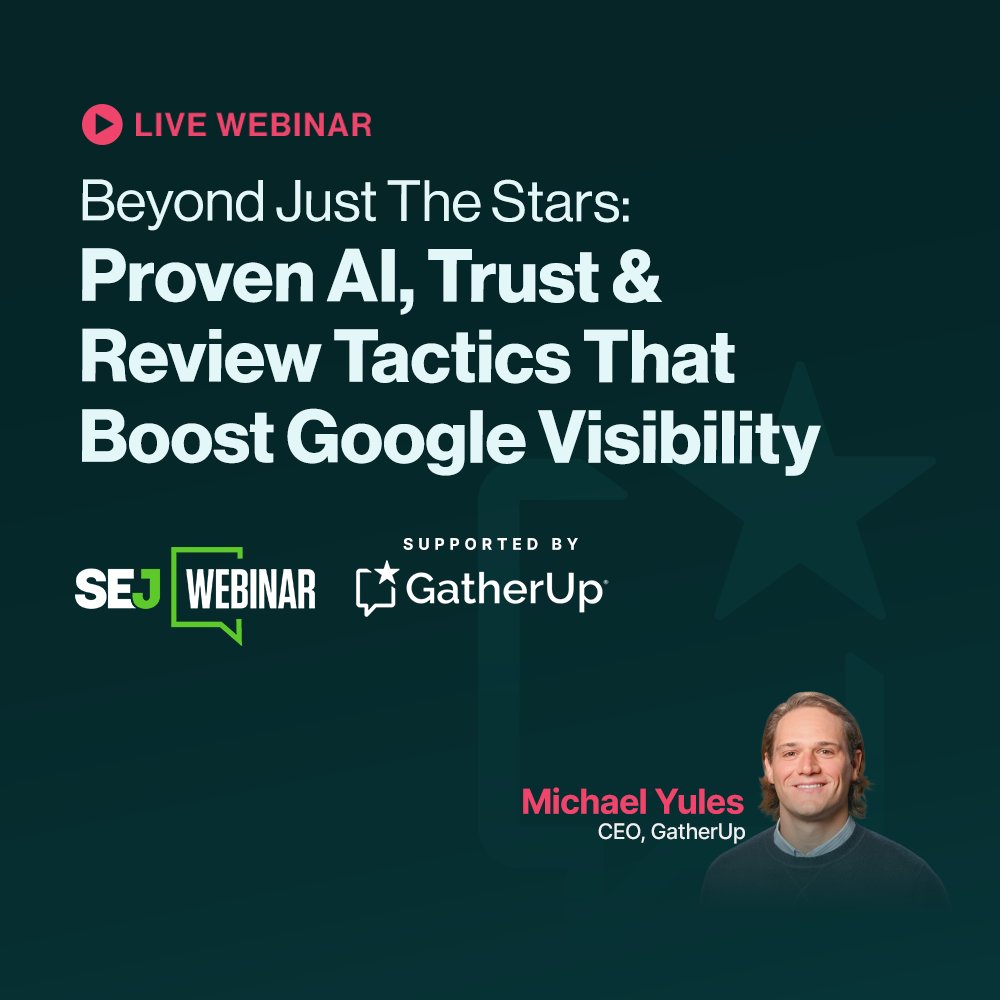 sejournal's tweet photo. ⭐ Reviews are make-or-break trust signals on #SERPs.
This session explores how AI is transforming #reviews and what your business can do to stay credible and visible.
Learn frameworks that connect reviews, #SEO, and #ROI.
🔗 Register now to get your playbook: https://t.co/wvYsP8C4Hx