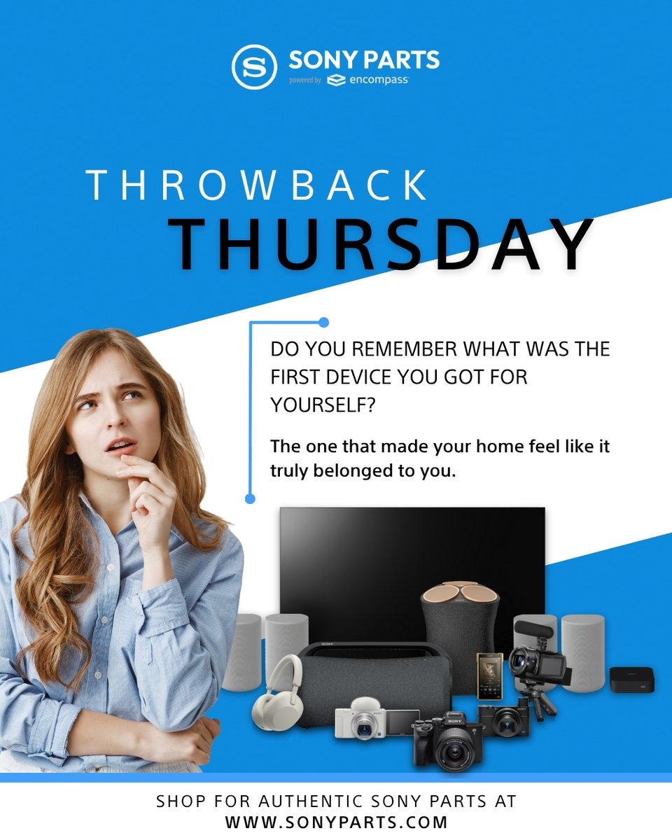 sonyparts1's tweet photo. Some gadgets aren’t just tech — they’re milestones in your life’s story. 💛
#ThrowbackThursday #TechMemories #GadgetLove #LifeWithTech #GenuineParts #Sony #SonyElectronics #SonyInnovation #SonyAlpha #BeAlpha https://t.co/hYNA0V9huZ