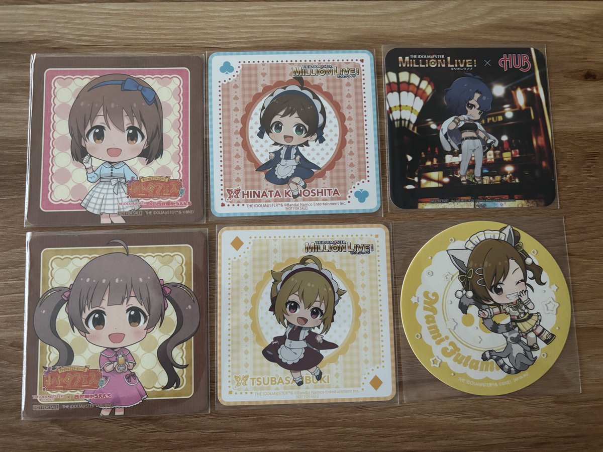 10coco01's tweet image. 【交換・譲渡】
アイドルマスター ミリオンライブ グッズ 特典

譲：画像ご参照
求：桃子、莉緒、茜の特典、グッズ(異種可)

ミリオン12th両日現地での交換希望です。
所持しているものもあるかもしれませんので、お心当たりのある方は交換いただけるお品物のお写真を添えてリプ or DMお願いします。