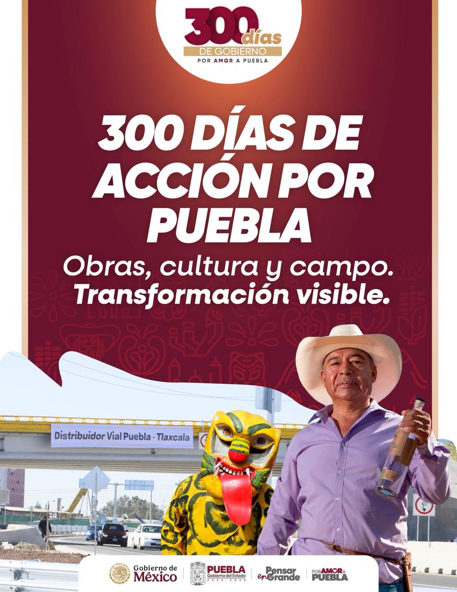 Registro Civil del Estado de Puebla (@rcivilpuebla) on Twitter photo 🌟 #PueblaLateAl300 con obras que verdaderamente transforman vidas 💪🏽❤️
En el <a href="/Gob_Puebla/">Gobierno de Puebla</a> seguimos trabajando con compromiso y visión en proyectos de infraestructura que conectan comunidades, impulsan el desarrollo y mejoran la calidad de vida de las y los poblanos en cada 🌟 #PueblaLateAl300 con obras que verdaderamente transforman vidas 💪🏽❤️
En el <a href="/Gob_Puebla/">Gobierno de Puebla</a> seguimos trabajando con compromiso y visión en proyectos de infraestructura que conectan comunidades, impulsan el desarrollo y mejoran la calidad de vida de las y los poblanos en cada