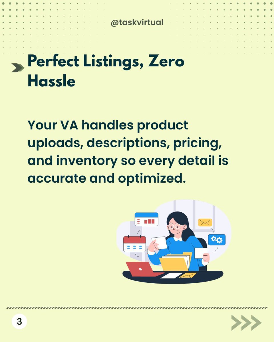 TaskVirtual's tweet image. Your online store doesn’t need YOU in every task.
💡 Hire a TaskVirtual Virtual Assistant for ecommerce support.
⚡ Save time. Scale faster.
👉 Free Trial: taskvirtual.com
#BusinessGrowth #OutsourceTasks #VirtualAssistant