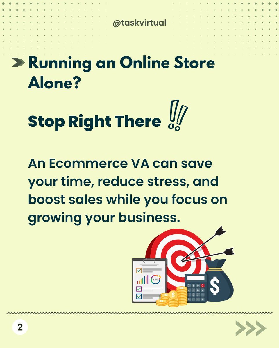 TaskVirtual's tweet image. Your online store doesn’t need YOU in every task.
💡 Hire a TaskVirtual Virtual Assistant for ecommerce support.
⚡ Save time. Scale faster.
👉 Free Trial: taskvirtual.com
#BusinessGrowth #OutsourceTasks #VirtualAssistant