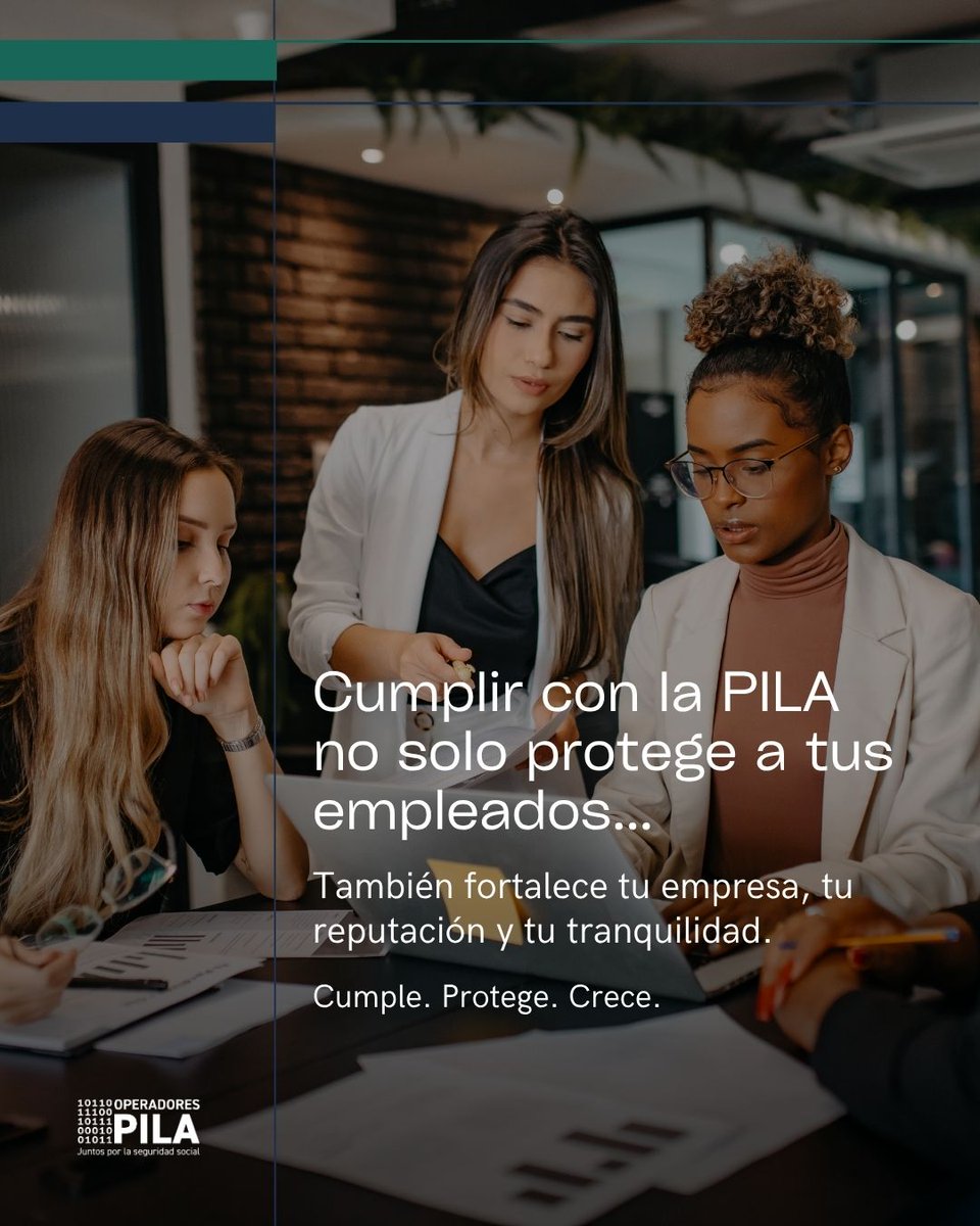 💼 La PILA no solo protege a tus empleados — también protege tu empresa. 
✔️ Evita sanciones 
✔️ Refuerza tu reputación 
✔️ Te respalda legalmente

Cumplir también es cuidar tu negocio. 
#PilasConLaPILA #CumplimientoEmpresarial #UGPP