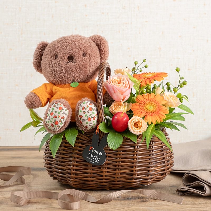 ほわほわミッフィー マスコット 2点セット 新品2点セット】フラワー