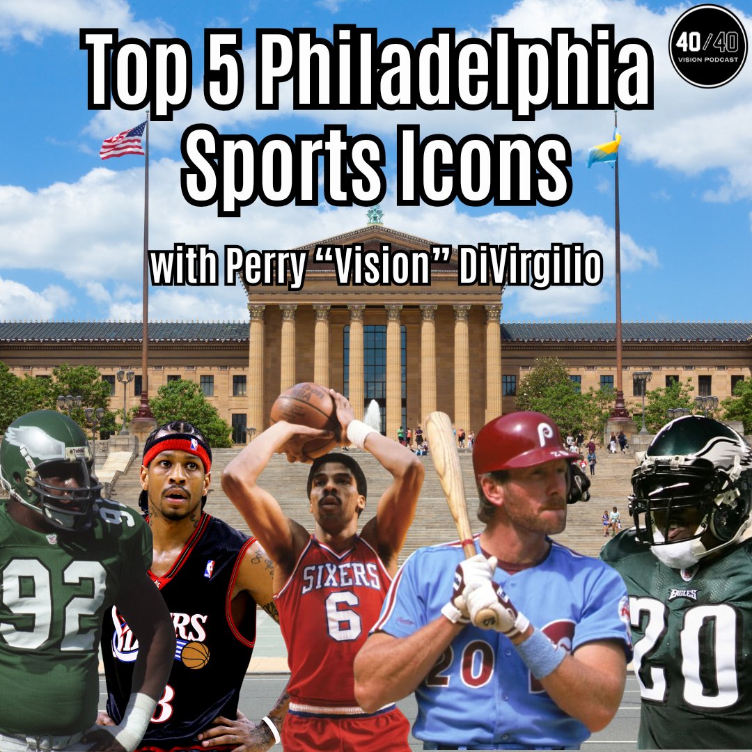 Top 5 Philadelphia Sports Icons with Perry “Vision” DiVirgilio youtu.be/vuMGHelTAKM?si… via <a href="/YouTube/">YouTube</a> 

CC: <a href="/VisionPoet/">J.K.Drawlin</a> <a href="/FlorenceCarmela/">Florence Carmela</a> <a href="/_TheForum/">The Forum with James & Florence</a> <a href="/realjamespat/">James Patrick</a>