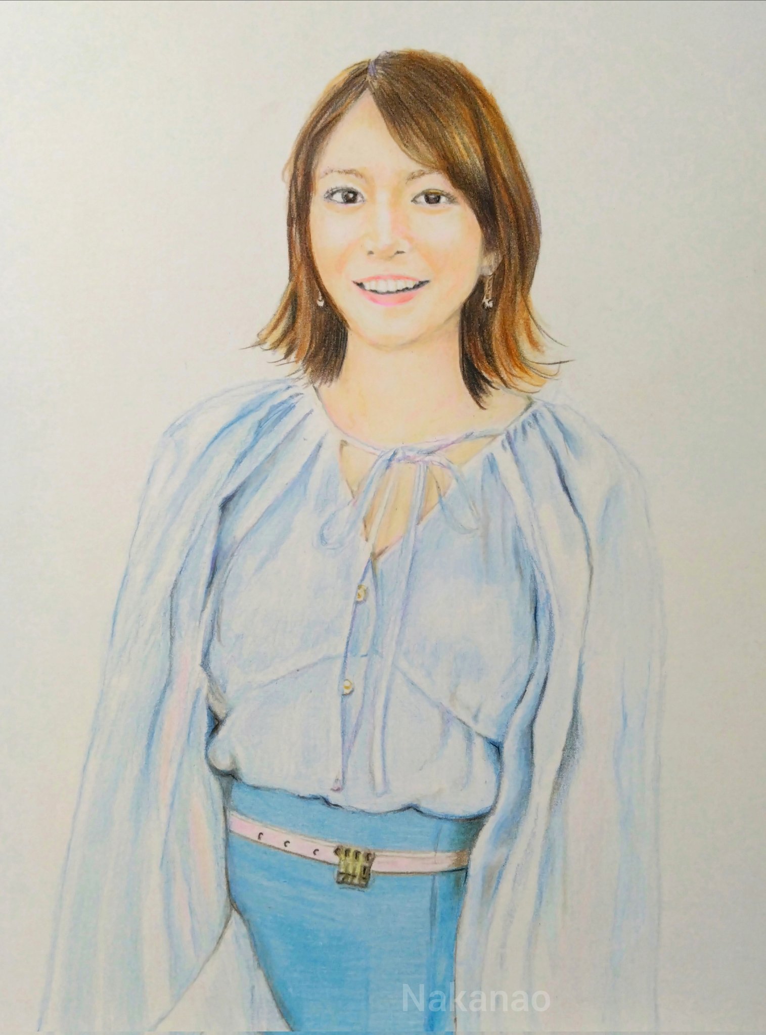 アニメスタイル 色鉛筆画 人物画 アニメスタイル 色鉛筆画 人物画 はち on X: