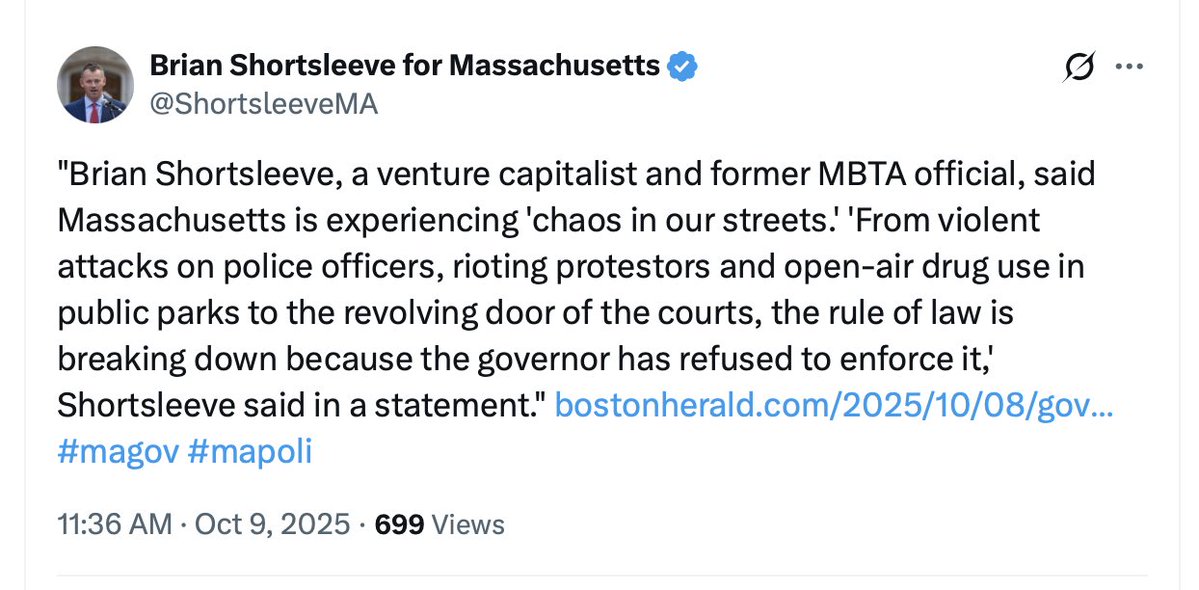 FortPointer's tweet image. Imagine this guy&apos;s former boss, Mitt Romney, fueling the Trump/MAGA &quot;Boston in chaos&quot; hysteria. Quite a shift in the electorate. Or maybe not... we&apos;ll see next year.