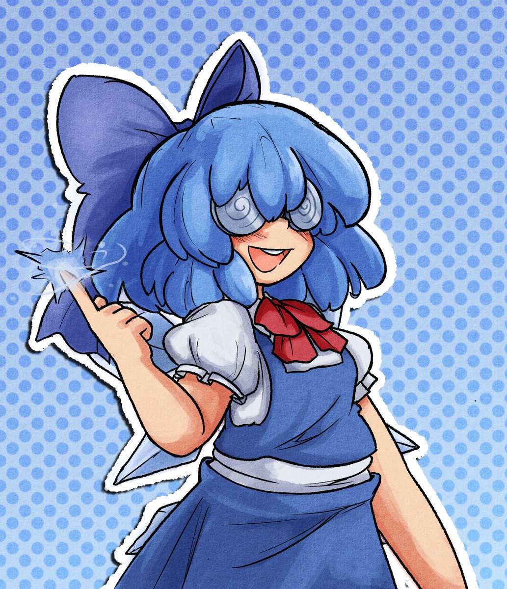 spectober day ❄️ nine ❄️ - cirno is the smartest!
#東方Project