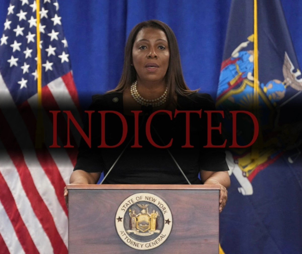IRLoadingScreen's tweet image. New York Attorney General Letitia James has been indicted by Trump&apos;s Justice Department for mortgage fraud. She had previously won a civil case against the Trump Organization for allegedly inflating the value of his real estate empire. James and her lawyers call the indictment…