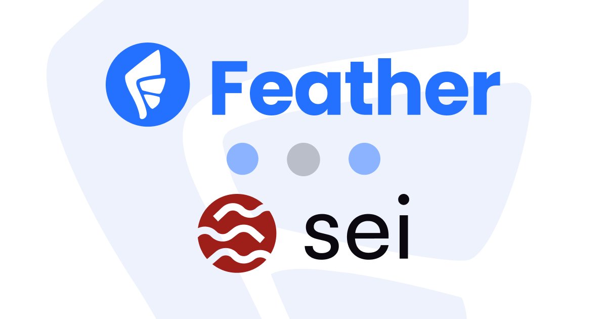 Blazing speed meets curated markets.
Optimized for performance, built for precision.

Why did we choose <a href="/SeiNetwork/">Sei</a>?
Read the full story ↓
feather.zone/blog/why-sei