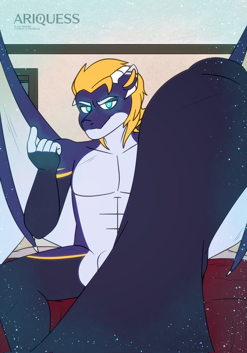 hypnomasternt's tweet image. Commission drawn for me by my good buddy, @Ariquess. Looks like someone's distracted by my eyes and doesn't realize what they're sucking.