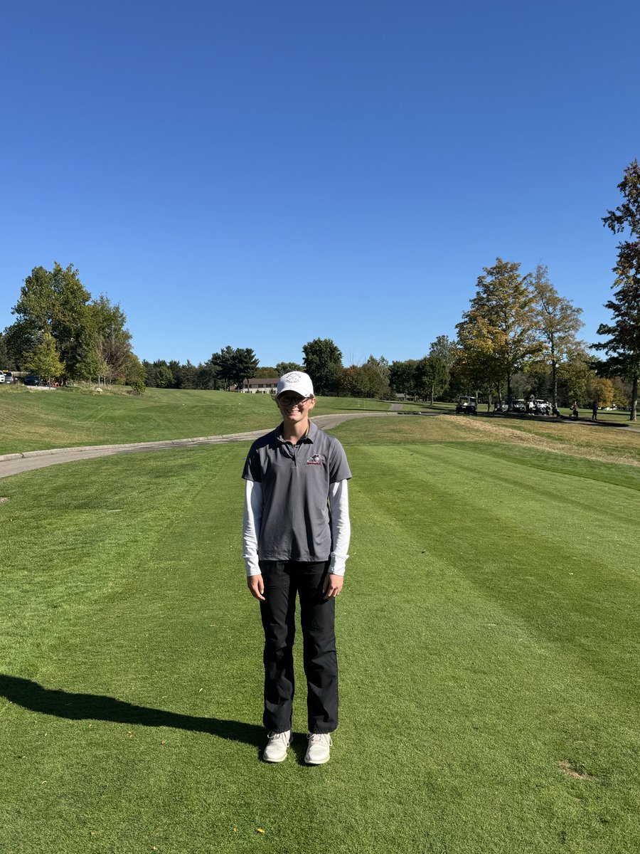 CoachHammondRR's tweet photo. Pirates season officially comes to an end with Rylie Quaiser finishing at Districts! Rylie shoots a 90 with an impressive 39 on the challenging back 9 at Tanglewood! She finishes her career by sinking a birdie putt on 18! https://t.co/HKXgETd7Os