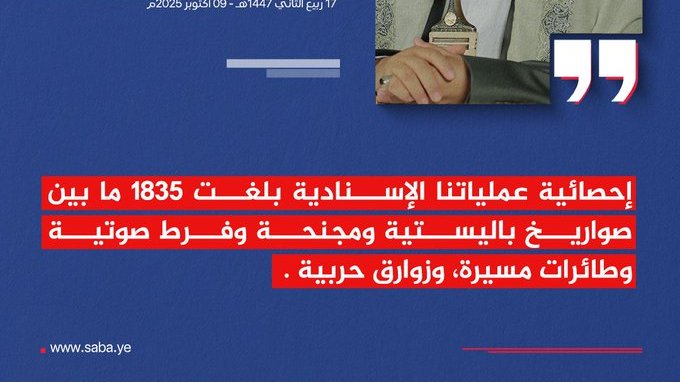 ركزوا كم صوواويح!😁

تخيلوا
((1835)) صاروخ باليستي وفرط طيطي ومُُسير!

"ألف وثمان مآئة وخمسه وثلاثون" صاروخ صاورخ يا عالم مش مسدس مائي!

هذا الكم من الصواريخ قتلوا أثنين إسرائيليين فقط وعاد واحد منهم يمني وكم جريح..😂

روح العب بطيخ ياحوثي
جالس تكذب علي الناس .