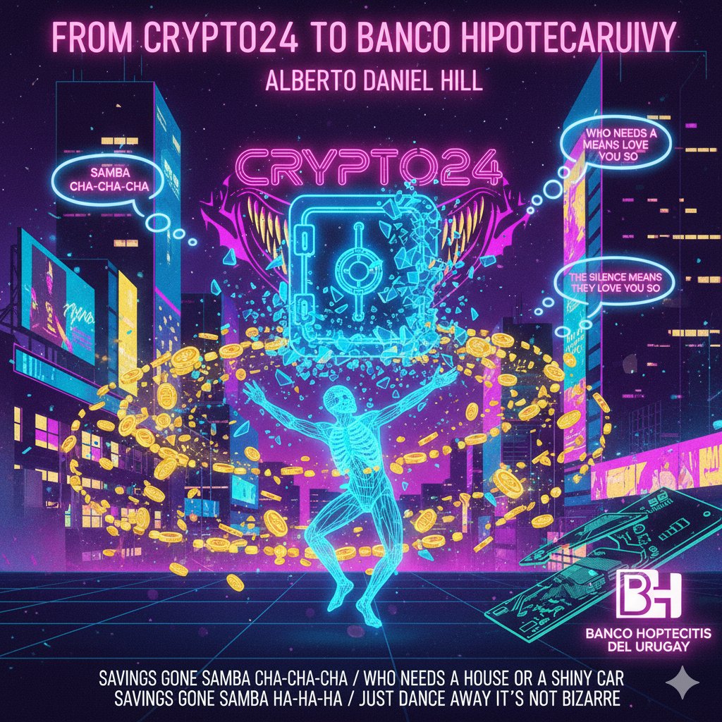ADanielHill's tweet photo. A MUSIC album from #crypto24 to the BANCO HIPOTECARIO DEL URUGUAY
https://t.co/6WLkirgMtB https://t.co/t3R1Lf0nCS