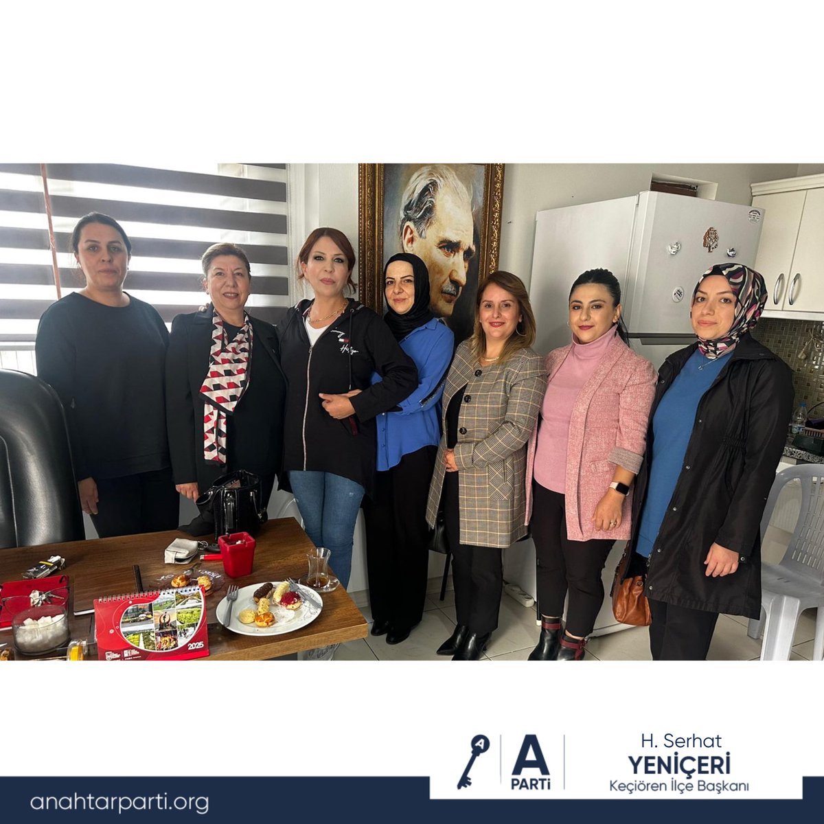 İlçe Başkanımız H. Serhat Yeniçeri ve kıymetli yönetim kurulu üyelerimizle birlikte, Kırşehirliler Platformu Kültür Sosyal Yardımlaşma Derneği Başkanı Demet İyilikbilen ve değerli yönetimini ziyaret ettik. Nazik ev sahiplikleri ve sıcak karşılamaları için gönülden teşekkür ederiz