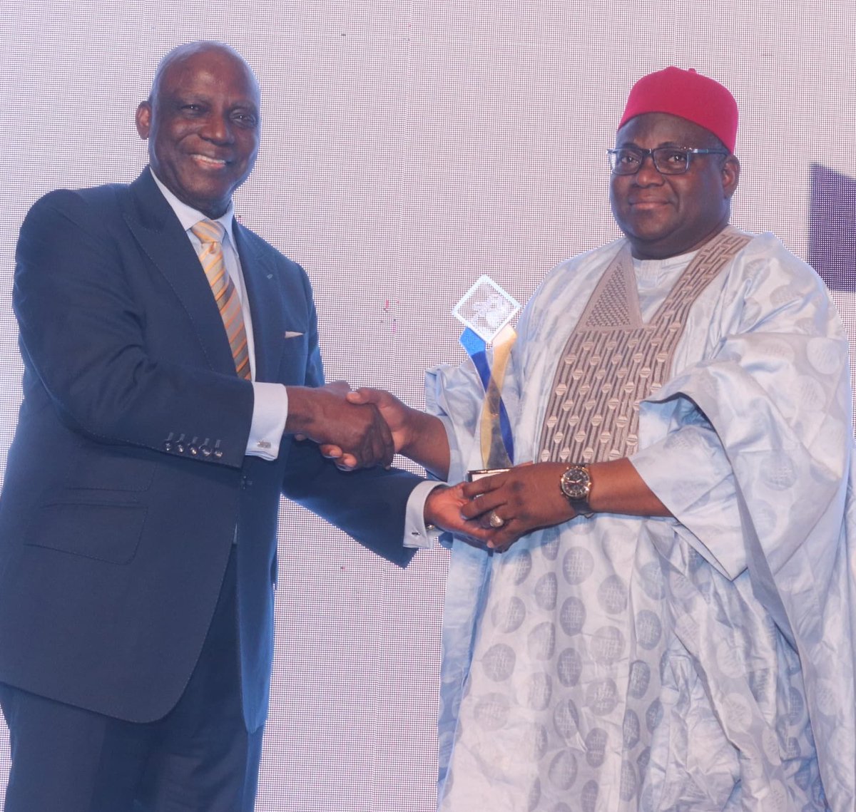 waiyaibrahim's tweet image. Today, Thursday, October 9th, Oct. 2025, I have the honour of representing His Excellency, Alhaji Abba Kabir Yusuf, the Executive Governor of Kano State, alongside Hon. Haladu Mohammed, Technical Adviser on Education Reforms, as His Excellency was honoured with an award of…
