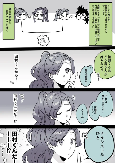 ドル綾滝

喋ってるだけ。
なんか腐営業してキャ〜きゃーいわせてほしい 
