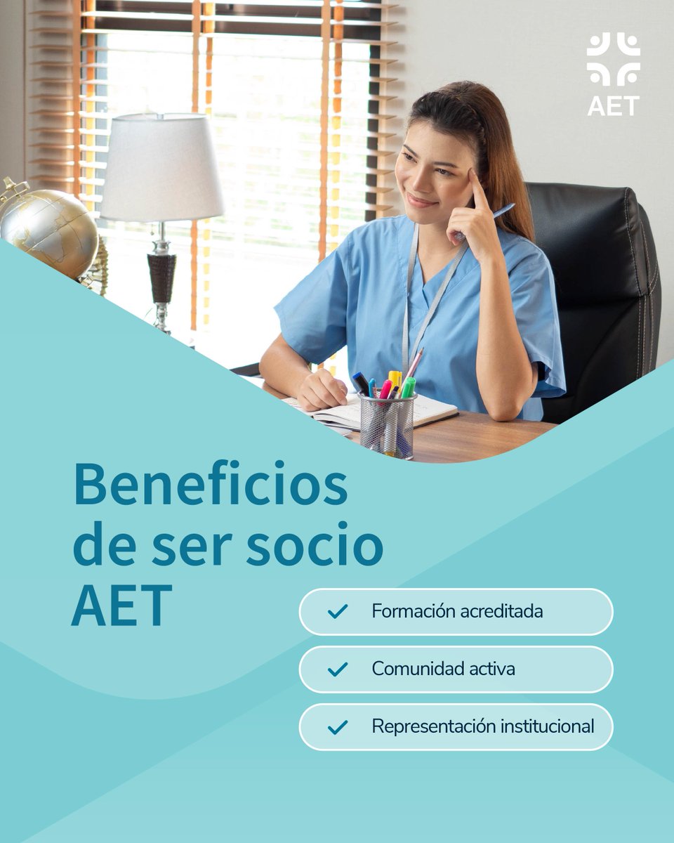 💙 En la AET crecemos juntos:
🩺 Aprendemos con formación acreditada
🤝 Compartimos en comunidad
🗣️ Damos voz a la #EnfermeríaDelTrabajo
Avanzar con propósito también es hacerlo acompañado.
✨ ¿Qué valoras más en una comunidad profesional?
#ComunidadAET