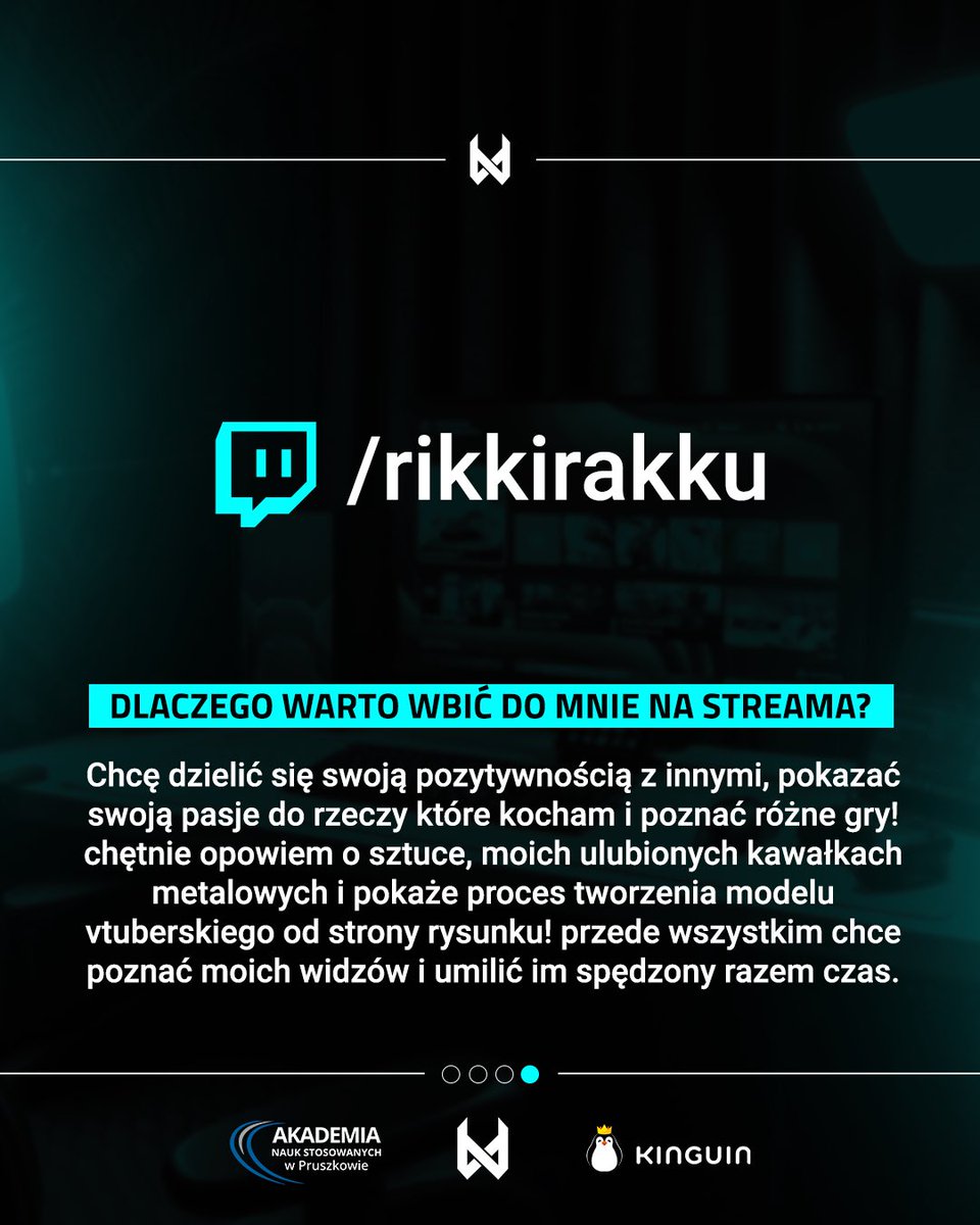 Do naszego grona dołącza Rikki - nowa streamerka, którą warto poznać! 🎮 Zajrzyjcie na jej kanał i sprawdźcie, co u niej słychać 👉 twitch.tv/rikkirakku
