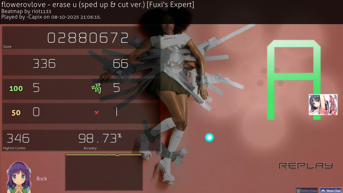 forgot to post this, because its a shit play
my second ever 500 (596 for fc)