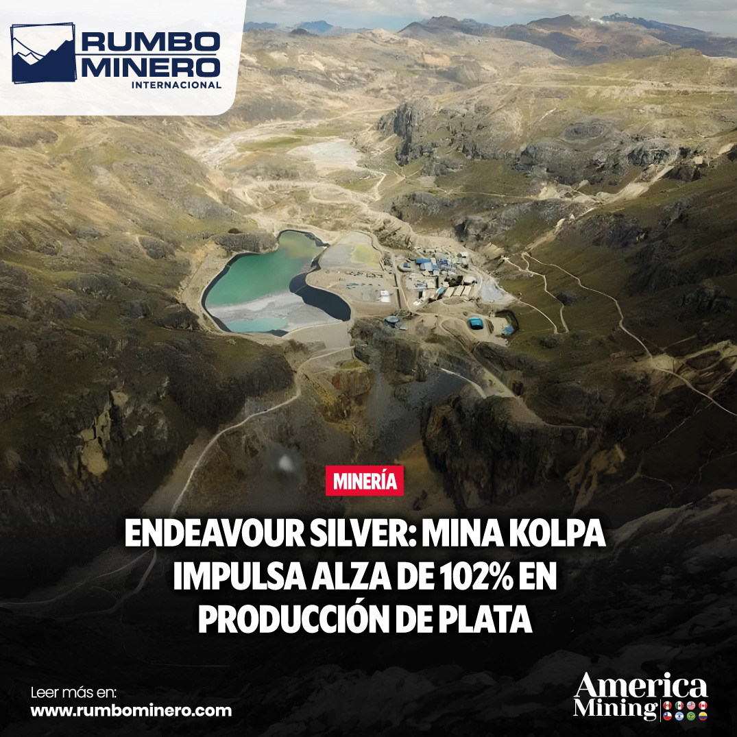 rumbominero's tweet image. ⚒️ ¡Kolpa sigue consolidando su producción! 💎

🔹Reportó 598,689 onzas de plata y 1.28 millones de onzas equivalentes.
🔹Procesando 195,752 toneladas de mineral.

👉 Lee: t1p.de/qaur
#MineríaPerú #Kolpa