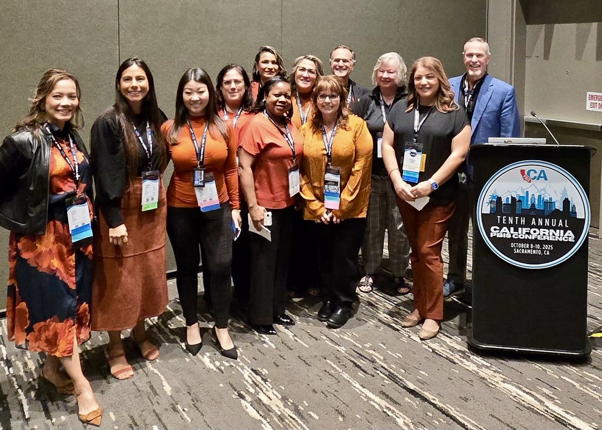 2KatShoPUSD's tweet image. @PomonaUSD @PUSDEquityPL Equity Team ROCKS!Great job showcasing our #PBIS implementation signature practice - Validation Walks at the @PBIS_CA Conference with @pbislacoe Dr. Resnick.Superintendent Mr. Knowles &amp;amp; Board President Ms.Tye joined us too! #grateful #thankful #PBISCA2025