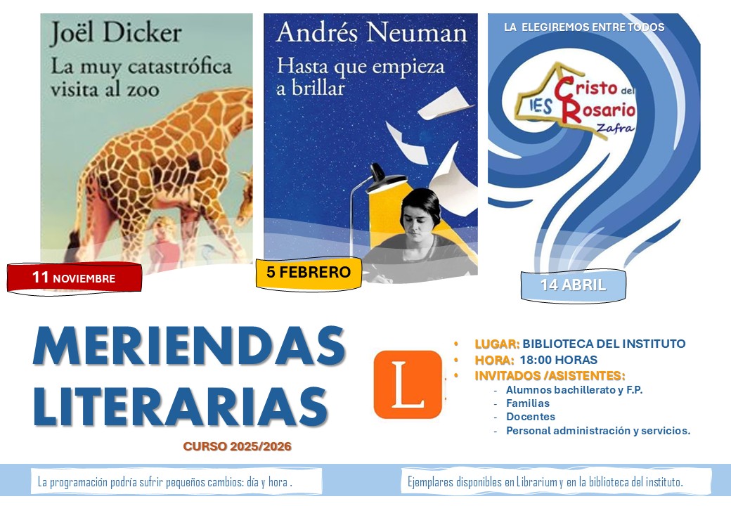 Algo más que una lectura comunitaria. Agenda fecha. No te arrepentirás.