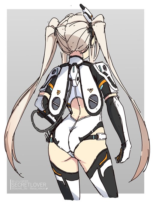 とある女スナイパーの後ろ姿。
白兎は君を狙っている---。 