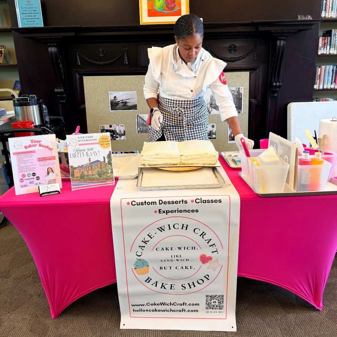 dcpl's tweet image. 🎉 Georgetown Library just turned 90!  There was music, good vibes, and cool birthday cake!  Thanks to everyone who came out to celebrate 90 years of stories, community, and Georgetown charm. Here’s to many more!