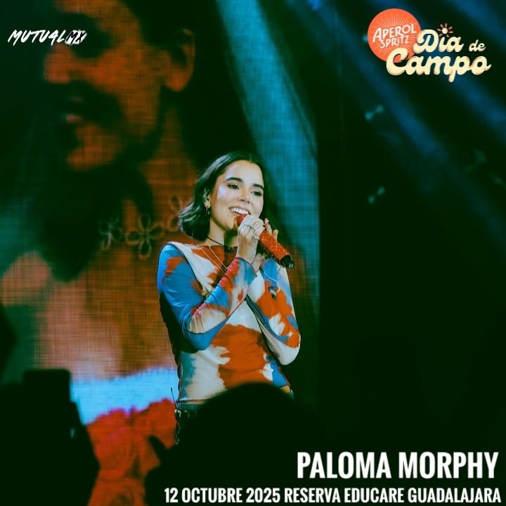 Presentando su álbum, Au, y dando un repaso por el resto de su discografía, Paloma Morphy llegara a Día de Campo. Una de las artistas mexicanas que sin duda será una de las próximas grandes exponentes del pop alternativo del país ✨🧡

12 de octubre | Reserva Educare
<a href="/acto_live/">ACTO</a>