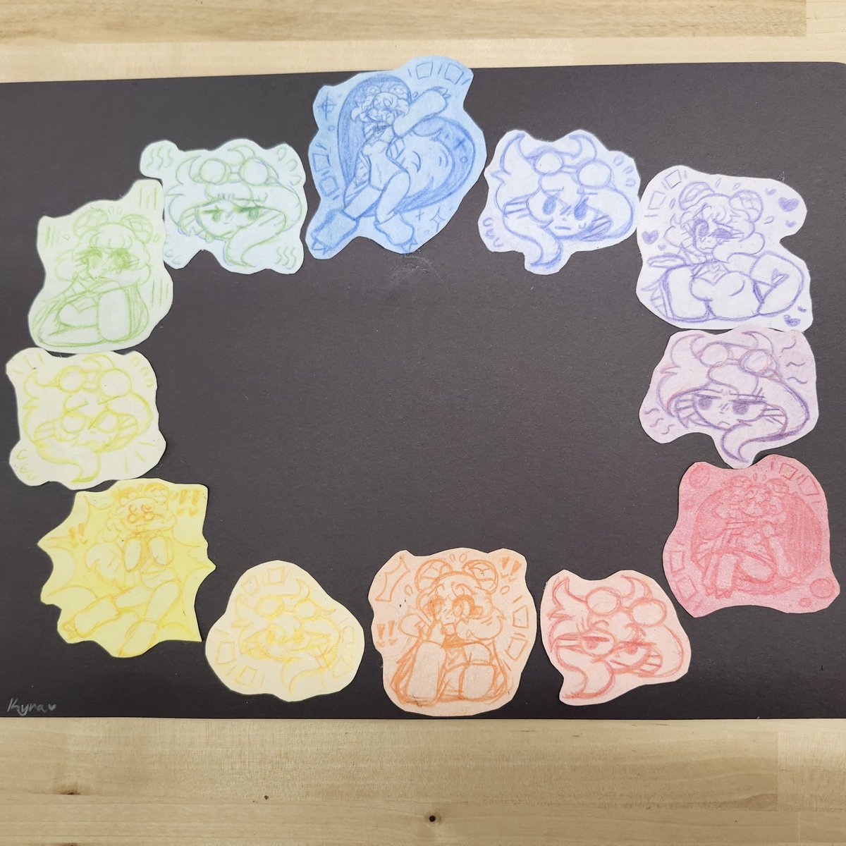 CinnamonKatArts's tweet image. ♡ART PROJECT!!♡

#colors #art #project