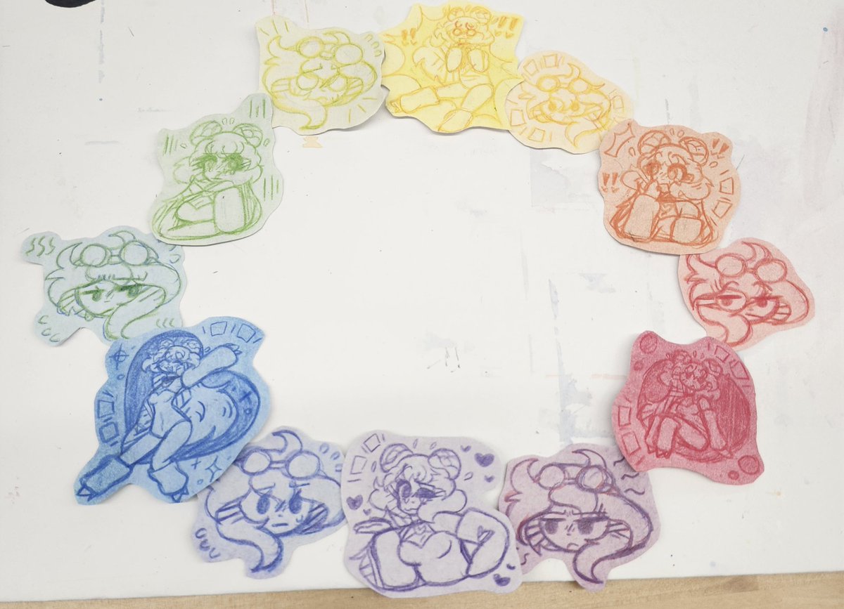 CinnamonKatArts's tweet image. ♡ART PROJECT!!♡

#colors #art #project