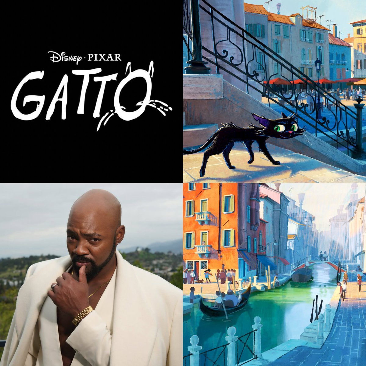 <a href="/TheCartoonBase/">Cartoon Base</a> I love Italy and I love #Pixar Originals so I’m over the moon excited for #GATTO!!!  

I can’t wait to see who they cast to voice him, I’m hoping for 9-1-1: Lone Star Trans actor Brian Michael Smith!!!  

He voice is like butter and he’s such a great actor.  #Disney