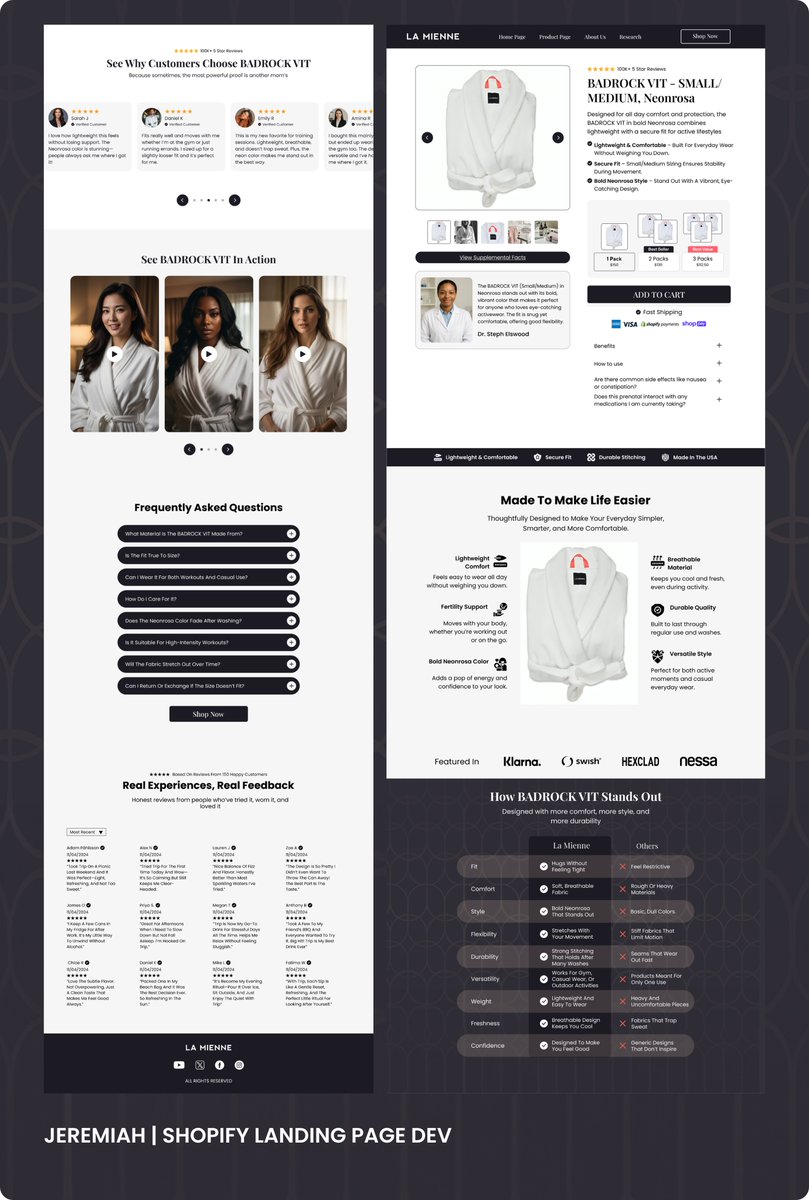 Jerry_Techy's tweet photo. Your product detail page is where decisions happen.
Tell a story, show proof, and make it easy to say “yes.”
#Ecommerce #DTC #Landingpage #Landingpagedesign #Replo #Shopify #Shopifystore #Webdesign #Shopifydesign #Figma #Shopifyexpert #Reploexpert #Figmaexpert #Landingpageexpert https://t.co/IH5oqBZJiy