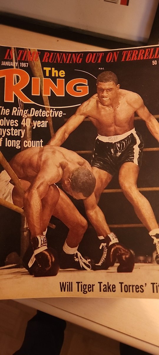 #MySportsMagazine 
<a href="/ringmagazine/">Ring Magazine</a> 
January 1967
Is Time Running Out 
On Terrell?
Will Tiger Take Torres' Title?

#Boxing #Magazines