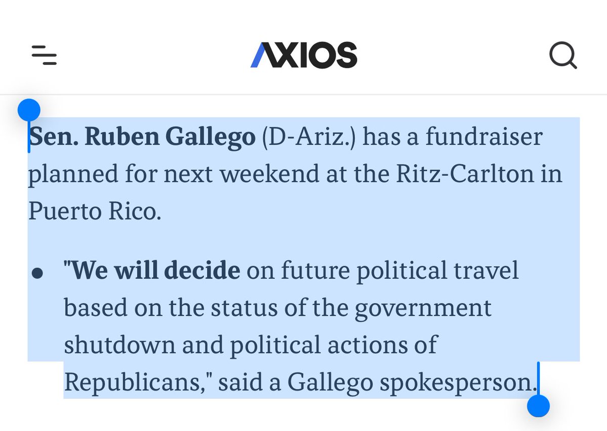 VeteransforAz's tweet image. The political climate was too dangerous for Ruben Gallego to do events in America, but I guess Puerto Rico is a beacon of safety.