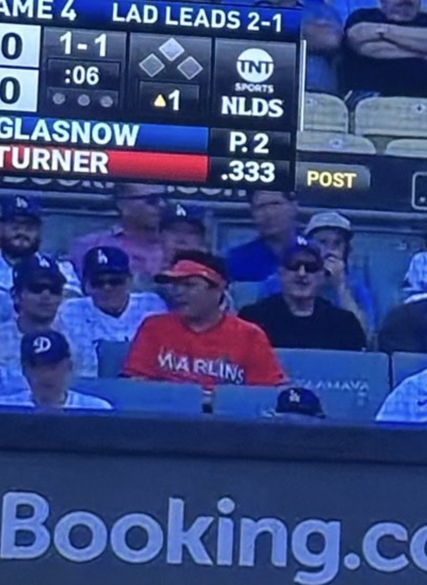gavinmchughh's tweet image. fake marlins man is diabolical work
