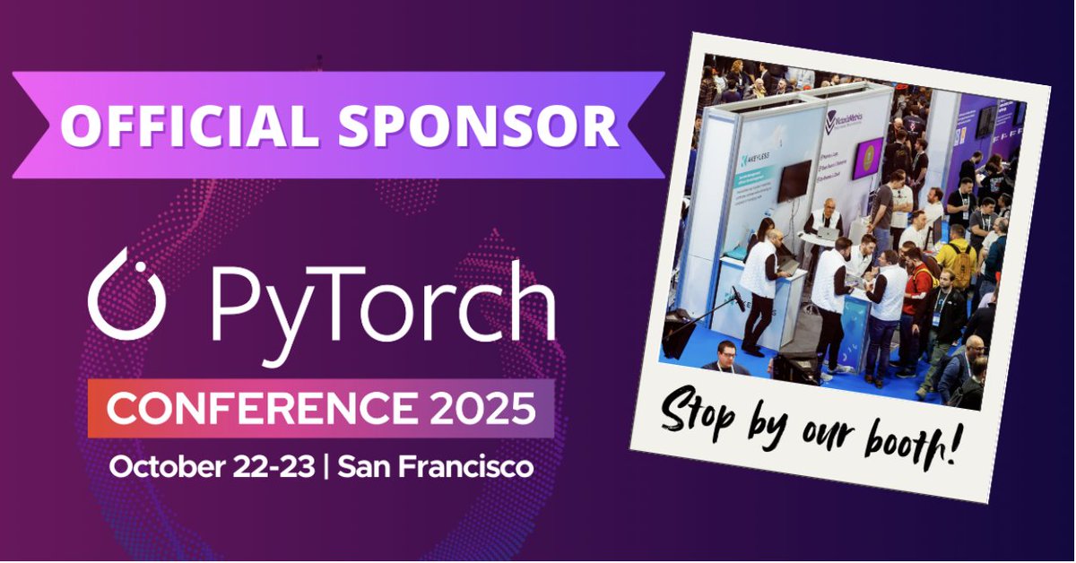 akashnet_'s tweet image. Excited to connect with the builders shaping the future of AI!
Akash is proud to be a Platinum Sponsor of the PyTorch Conference in San Francisco (Oct 22–23).
Join us to explore how open-source innovation + decentralized compute = unstoppable progress. #PyTorchCon
👇Sign up…